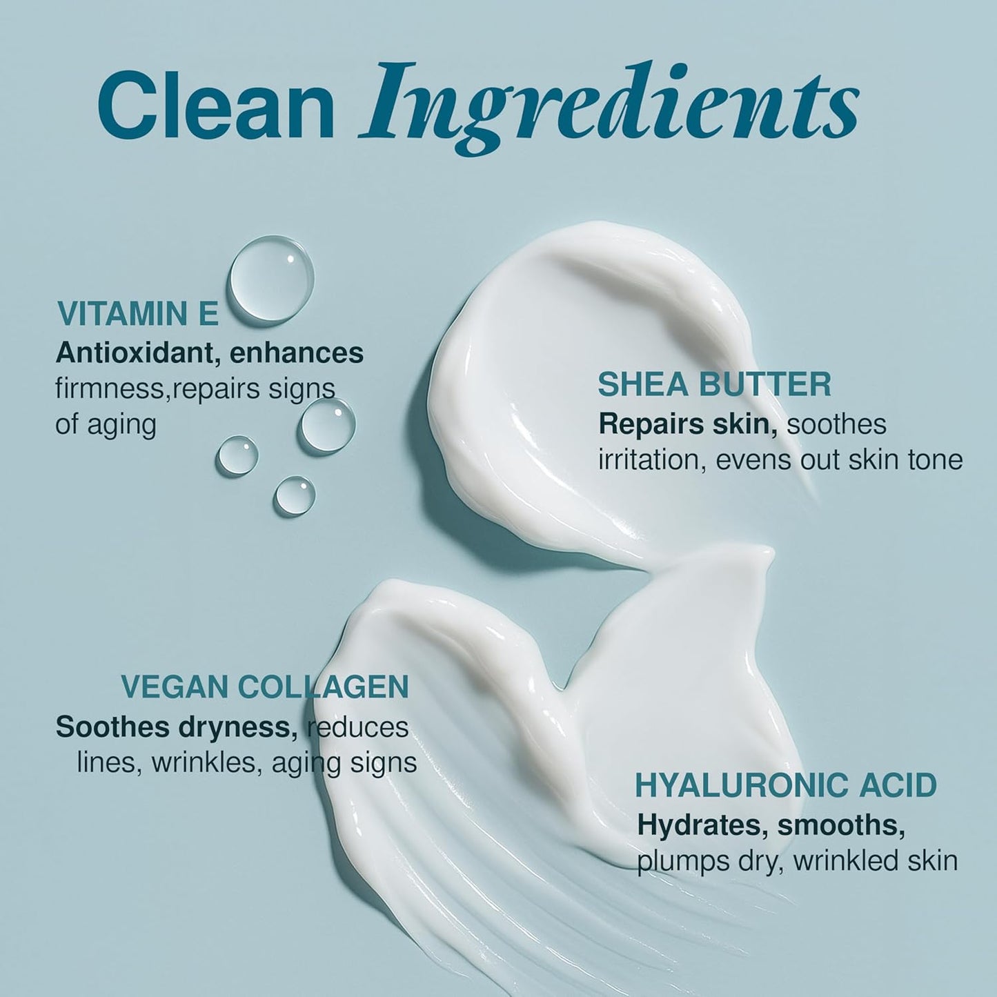 Hyaluronic Acid Serum with Retinol - Revitalizing Anti-Aging, Radiant Glowing Complexion, Wrinkle Reduction - Dermatologist Tested, Korean Skin Care, Clean Beauty - 1.69 Fl. Oz