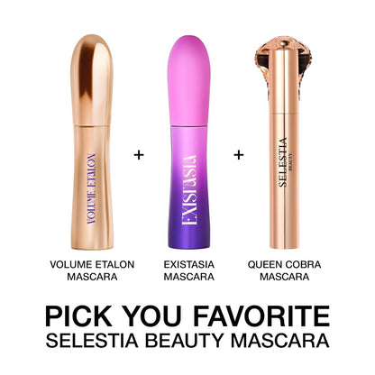 Black Mascara Volume Etalon – Long-Lasting, Lengthening, Smudge Resistant, Clump & Flake Free – Weightless Formula, Easy to Remove – 0.34 Fl.Oz. - Made in Italy